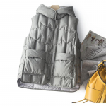 Naiste kerge termiline &otilde;mblusteta varrukateta valge pardi sulejope All Match Chic Vest XXL roheline