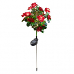 &Otilde;ues muru p&auml;ikeseenergiaga murulillevalgusti Realistliku v&auml;limusega IP55 veekindel, h&otilde;lpsasti paigaldatav p&auml;ikeseenergial t&ouml;&ouml;tav teevalgusti sise&otilde;ue aiakujundus