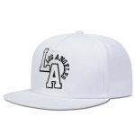 Unisex LA los angeles Tikitud m&uuml;tsid Reguleeritav Punk Hip Hop Pesapallim&uuml;ts Kevad S&uuml;gis V&auml;lispordim&uuml;tsid snapback cap Reisim&uuml;ts valge