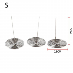 3 tk. Vastupidav roostevabast terasest teejootmise otsik Vedrus&otilde;el teekannu filter 5*2.8cm