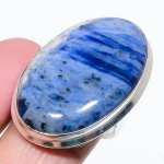 Natural Sodalite Gemstone Handmade 925 Sterling Silver Gift Ring Size 6 d9q27