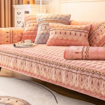 Talvine soe diivanikate libisemiskindel pl&uuml;&uuml;sist pitsist diivanipadi Universaalne sektsiooniline diivanikate M&auml;&auml;rdusevastane diivanir&auml;tik elutuppa 70x70cm 1pcs