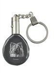 Eurasian, Eurasier - pendant with a photo of a dog, crystal key ring in a gift box, a unique gift by Art-Dog