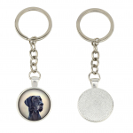 Great Dane - keychain in a box, own photo, keychain pendant from Art-Dog brand