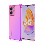 L&auml;bipaistev armas gradienttelefoni &uuml;mbris &otilde;huke kriimustusvastane painduv TPU kate P&otilde;rutuskindel kaitse&uuml;mbris Huawei P smart Pro 2019 Z P20 P30 P40 lite E jaoks Huawei P30 Pro lilla/roosa