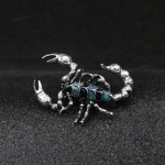 Mood Uus kullatud h&otilde;betatud emailiga Scorpion pross Isiksus temperament korsaan rev&auml;&auml;rin&otilde;el Meeste r&otilde;ivad aksessuaarid kingitused