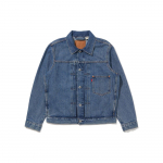 Levis &uuml;hev&auml;rviline n&ouml;&ouml;pidega pikkade varrukatega teksajakk Meeste jakid Sinine A3174-0004 S