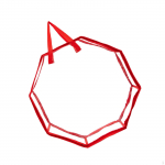 Christmas Wreath Storage Bag Xmas Container Octagonal with Handles 30 inch Clear