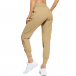 Naiste Elastne K&otilde;rge V&ouml;&ouml;koht P&uuml;ksid Vabaaja Aktiivne Sobivus Lai Jalg Pikk P&uuml;ksid Taskutega M tumesinine