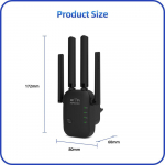 Juhtmevaba WiFi kordaja Wifi pikendaja Ultraboost Wifi v&otilde;imendi pikamaa repiiter 300M Wi-Fi v&otilde;imendi p&auml;&auml;supunkt EU Plug must