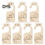 7/8 tk Beebi Garderoobi Eraldajad Kapi Puidust Beebi R&otilde;ivasuuruse M&auml;rgid Vasts&uuml;ndinust V&auml;ikelapseni Beebi Riided Suuruse Eraldajad Igap&auml;evaste Beebi Riiete jaoks D