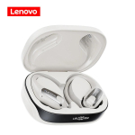 Lenovo EA305 uus OWS juhtmevaba Bluetooth-peakomplekt V5.4 stereo-ruumilise heliga m&auml;ngumuusika peakomplekt veekindel spordik&otilde;rvakonksuga peakomplekt valge