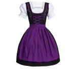 Saksa &otilde;lle suures suuruses naiste Dirndl kleit Oktoberfest Colker kost&uuml;&uuml;mid XXXXXL