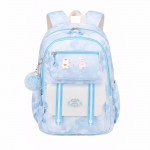 Koolikott 20 liitrit Seljakott T&uuml;druk Kawaii Koolikott Ripatsiga Veekindel Nailon Algkoolit&uuml;druku kott Lastele sinine