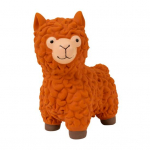 Alpaka kujuga lateksiga koerte n&auml;rimism&auml;nguasi hammaste lihvimise m&auml;nguasi lemmikloomatarbed. pruun