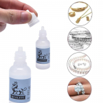 15 ml/pudel praktiline ehete poleerimisvedelik puhastusvahend tuhmumisvastane h&otilde;bekulla puhastusvahend 15ml