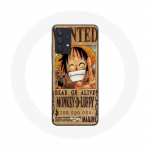 Coque Maniacase pour Samsung Galaxy A32 4G One Piece Wanted Poster Monkey D. Luffy
