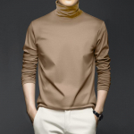 Vedela ammoniaagiga merseriseeritud puuvillast kilpkonnaga alumine s&auml;rk Meeste antistaatiline pikkade varrukatega T-s&auml;rk Nahas&otilde;bralik sisemine &uuml;lemine keskmine krae 2XL