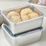 600 ml roostevabast terasest k&uuml;lmik plastkaanega toiduainete hoiukarp Valmistage ette toidu v&auml;rskuse s&auml;ilituskarp piknikukarp 1PC