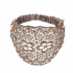 Elegantsed helmestega pitsist peapaelad naiste juuksekummidele 1 pc