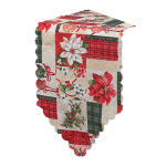 J&otilde;ululauajooksja Talvine pika voodipesu p&uuml;ha j&otilde;uluteemaline lumehelves lumememm maal&auml;hedane kohvi&otilde;htus&ouml;&ouml;k &otilde;ues One Size