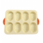 8 resti kleepumatu silikoonist koogivorm Prantsuse leivavorm kuumakindel burgeri muffinipannialus tassikoogik&ouml;&ouml;k, isetehtud k&uuml;psetusvorm