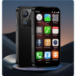 SOYES XS18 Mini Kaardi Nutitelefon 3,0-tolline HD-ekraan 2 GB RAM 16 GB ROM 5 MP Kaamera Dual SIM T&auml;ielik Netcom N&auml;otuvastus WCDMA 3G Mobiiltelefon must