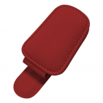 Nahast auto p&auml;ikeseprillide hoidja Universaalne prillide riidepuu Kaasaskantav p&auml;ikesesirm prillide klamber Praktiline auto piletikaardi klamber 4 v&auml;rvi must