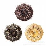 1 tk viirukip&otilde;leti lootose kujuga metallist p&otilde;letihoidja viirukitaldrik, koonus viiruk, aroomiteraapia k&auml;sit&ouml;&ouml; Copper green