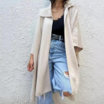 Naiste jakid s&uuml;gisesed vabaaja tuulejope jope pealisriided vabaaja jope keeb L beež