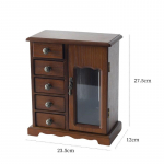 &Uuml;hev&auml;rviline retro lihtne ehtekarp Kaelakee S&otilde;rmus K&otilde;rvar&otilde;ngad Ehted Aksessuaarid Peen hoiukarp 23.5&times;12&times;27.5