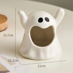 Halloweeni kaunistus kummitused k&uuml;&uuml;nlahoidjad lauaarvuti k&uuml;&uuml;nlajalgade kaunistused naljakad kummitused kuju &otilde;udusstseen Keraamilised rekvisiidid k&auml;sit&ouml;&ouml;