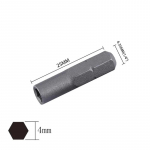 6,35 mm 1/4-tollise kuusnurkse varre adapteri sisestusotsaku adapteri pesa adapteri hoidik s&uuml;steemi k&uuml;lge 4 mm kuuskantvarrega elektriline kruvikeeraja t&ouml;&ouml;riist