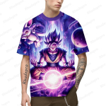Vegeta spordipluus 100-5XL Goku hiphop T-s&auml;rk meestele Cosplay T-s&auml;rgid &uuml;lisuured r&otilde;ivad mood anime Y2k M