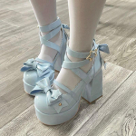Naiste kikilipsu kingad Jaapani Lolita kingad JK Kawaii punkkingad Cosplay k&otilde;rge kontsaga kiilu sandaalid 39
