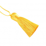 5 cm tuti ripats, k&auml;sit&ouml;&ouml; v&otilde;tmehoidja kott, kingitus, ehete valmistamise tarvikud kollane