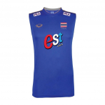 TAI v&otilde;rkpalli rahvuskoondise paakipuidustreening JERSEY CHEER F&auml;nniprint Quick Dry V kaelus Mehed Naiste Unisex varrukateta vormiriietus lipp Logo Sport S