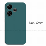 Xiaomi Poco M6 4G &uuml;mbrisele Xiaomi Poco M6 4G &uuml;mbris TPU p&otilde;rutuskindel vedel silikoonist telefoni tagakaas Xiaomi Poco M6 jaoks Poco M6 4G must