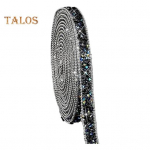 2 rulli strasslinti, laius 1 cm, pikkus 1 jard, k&auml;sit&ouml;&ouml; DIY materjal, isekleepuv dekoratsioon, strassriba r&otilde;ivaste, kingade, tordi jaoks 1cm hall