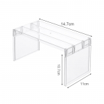 K&uuml;lmkapi hoiuriiul K&uuml;lmkapi kihiline eraldusriiul PS Multifunktsionaalne L&auml;bipaistev Lauapealne K&uuml;lmkapi Korraldaja S&auml;&auml;sta Ruumi