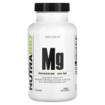 NutraBio, Magneesium Mg, 200 mg, 120 kapslit (100 mg kapsli kohta)