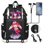 Suur ema ja laste kooliseljakott teismeliste poiste &otilde;pilastele koos k&otilde;rvaklappide pikendusjuhtme ja laadimispikendusjuhtmega