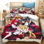Anime High School DxD 2_3 tk Voodipesukomplekt Tekikott Magamistoa Tekikatted &Uuml;heinimese Twin Kingi Suurused Tekikate Kodutekstiilid EU Twin 135x200cm