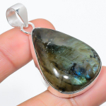 Labradorite Handmade 925 Sterling Silver Jewelry Pendant 2.05 s8u34