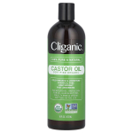 Cliganic, 100% puhas ja looduslik, orgaaniline riitsinus&otilde;li, 16 fl oz (473 ml) black