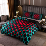 Erksav&auml;rviline kootud pol&uuml;estrist 3-osaline voodipesukomplekt, lihtne hooldada, lukuga tekikott ja padjap&uuml;&uuml;rid, sobib igaks aastaajaks EU Single 135x200cm