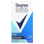 Degree, Naiste, Kliiniline kaitse, MotionSense, Shower Clean Antiperspirant Deodorant, 1.7oz (48g) blue