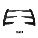 Auto tagumise p&otilde;rkeraua canards k&uuml;lje&otilde;huava spoiler kokkup&otilde;rkevastane kaitse Mercedes Benz W176 A200 A250 A260 A45 AMG 2013-2018 jaoks must