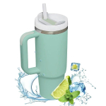 40 untsi isoleeritud trumliga Acuum Cup 2.0 termiline kruus k&auml;epidemega roostevabast terasest kuumade ja k&uuml;lmade kohvijookide jaoks 1200ml