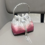 Luksuskotid Disainer &otilde;lakott Crystal Bright Clutch Bag